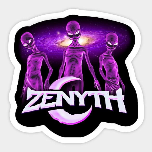 ZENYTH Extraterrestrials Sticker by ryders2